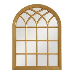 مرآة حائط اطار بلاستيك ذهبي 50×70 سم مرآة حائط اطار بلاستيك ذهبي 50×70 سم