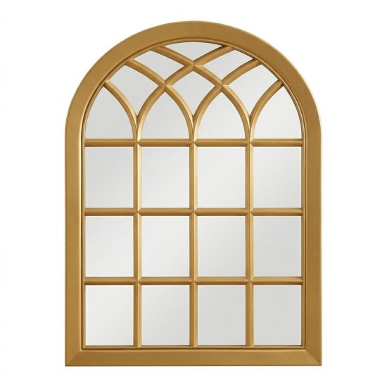 مرآة حائط اطار بلاستيك ذهبي 50×70 سم مرآة حائط اطار بلاستيك ذهبي 50×70 سم