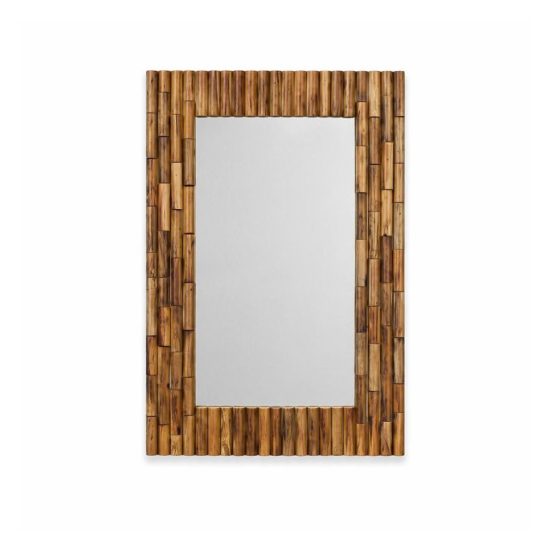مرآة حائط اطار خشبي 60×90 سم مرآة حائط اطار خشبي 60×90 سم