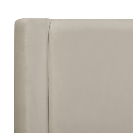 سرير خشبي بتنجيد مخملي عصري 120×200سم سرير خشبي بتنجيد مخملي عصري 120×200سم