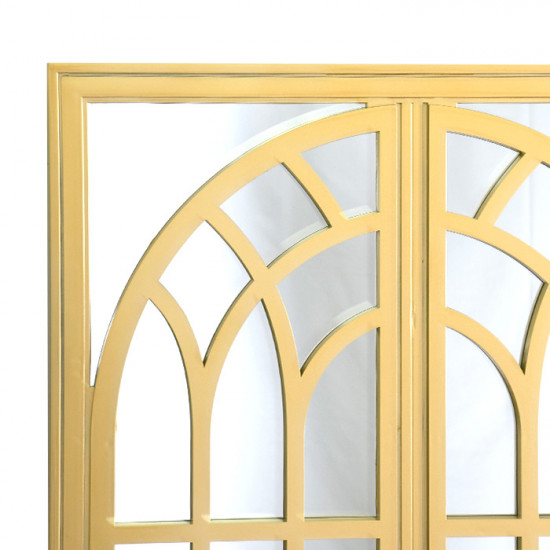 مرآة حائط اطار بلاستيك ذهبي مرآة حائط اطار بلاستيك ذهبي