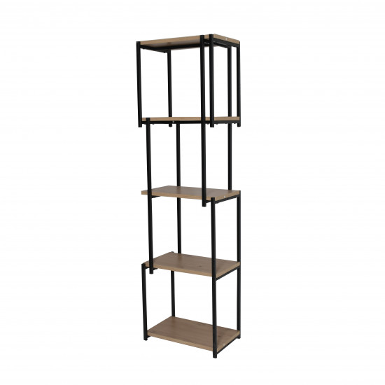 استاند رفوف خشب هيكل معدني