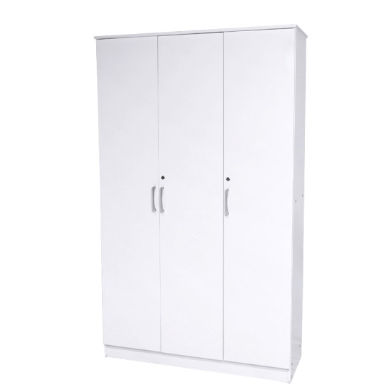 دولاب ماليزي  3 باب خشب ابيض 