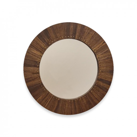 مرآة حائط اطار خشبي مرآة حائط اطار خشبي