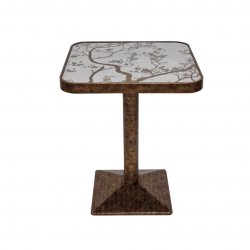 طاولة خدمة مفرد اكليريك وزجاج 60سم طاولة خدمة مفرد اكليريك وزجاج 60سم