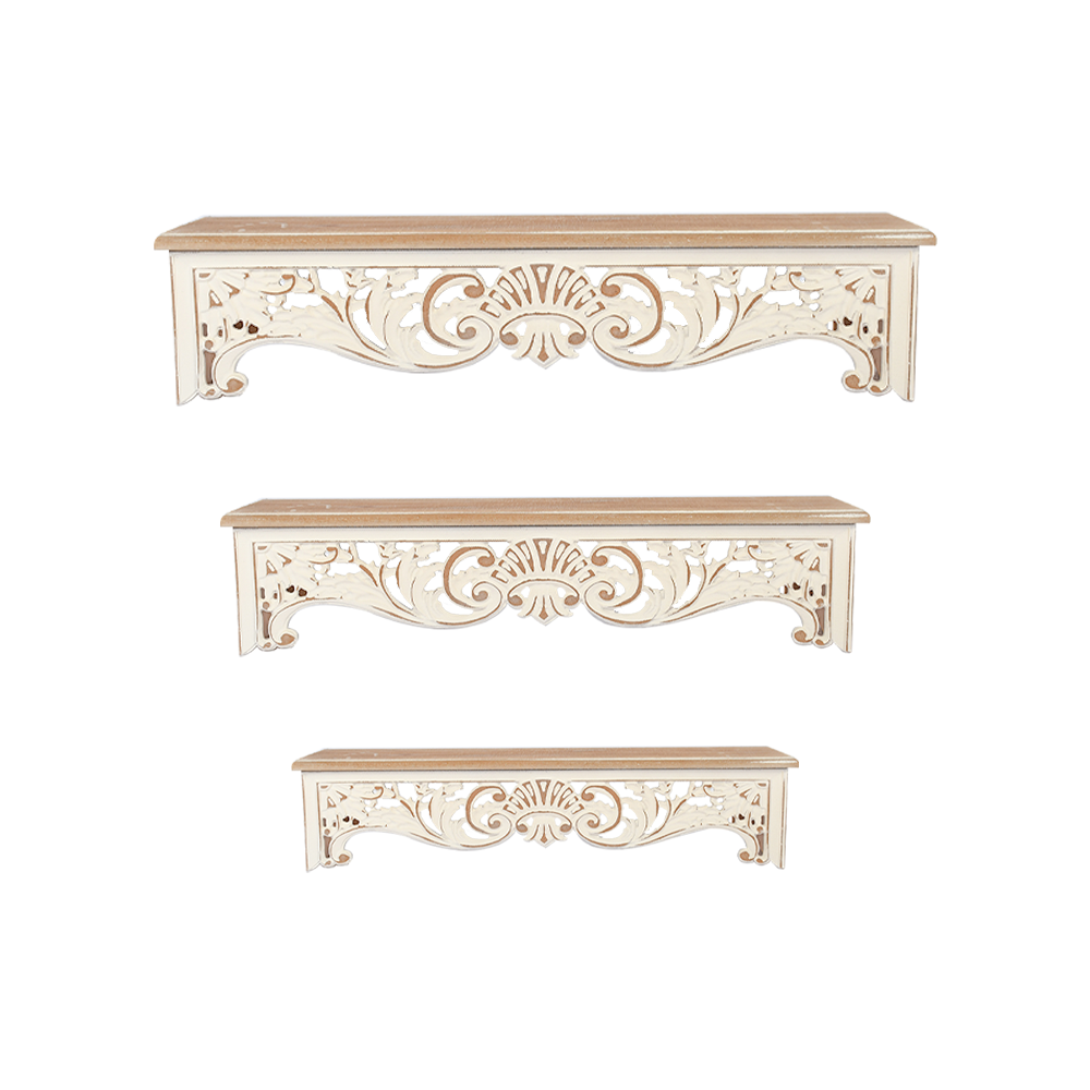 رف حائط 3 قطع رف حائط 3 قطع