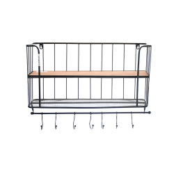 رف كوفي جداري حديد 2 رف رف كوفي جداري حديد 2 رف