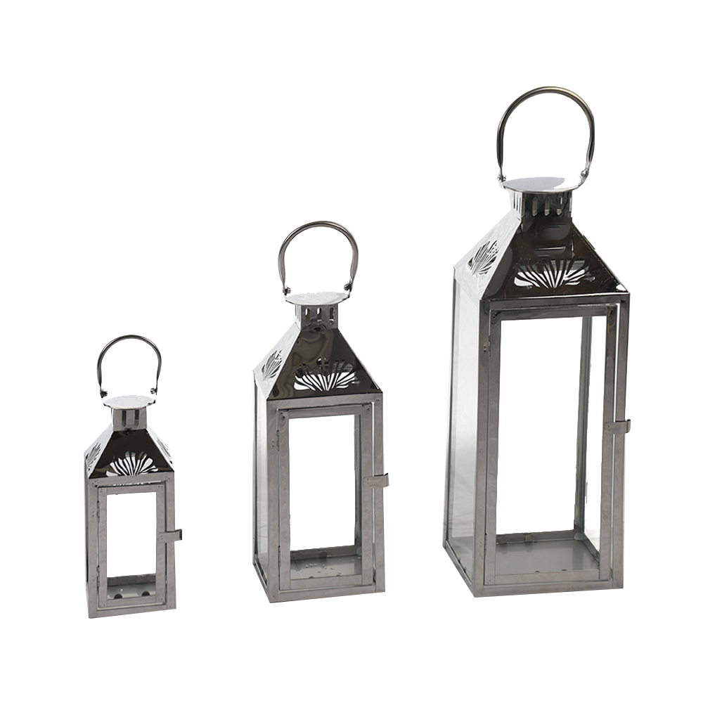 طقم فوانيس عمودي معدني