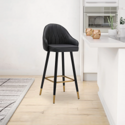 كرسي بار جلد قابل للدوران كرسي بار جلد قابل للدوران