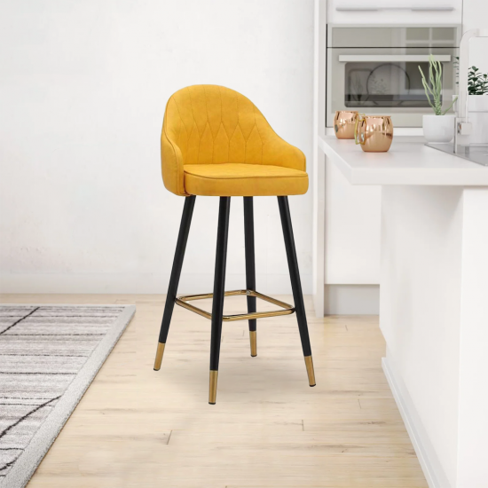 كرسي بار جلد قابل للدوران جلد × معدن كرسي بار جلد قابل للدوران جلد × معدن