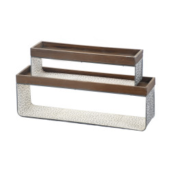 رف كوفي جداري 2 قطعة رف كوفي جداري 2 قطعة