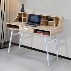 مكتب دراسي من الخشب بأرجل معدنية 120 سم مكتب دراسي من الخشب بأرجل معدنية 120 سم