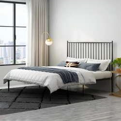 سرير معدني اسود 200x180 سم‏