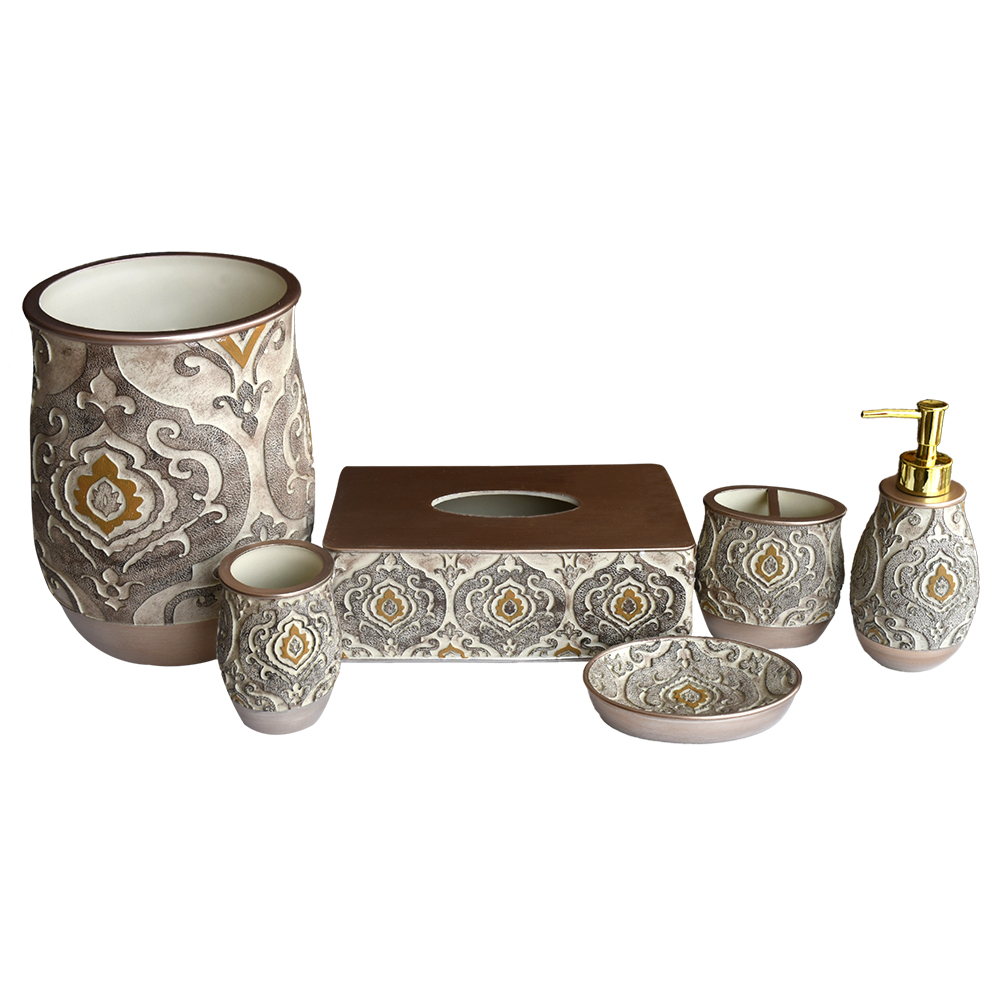 طقم اكسسوارات حمام 6 قطع