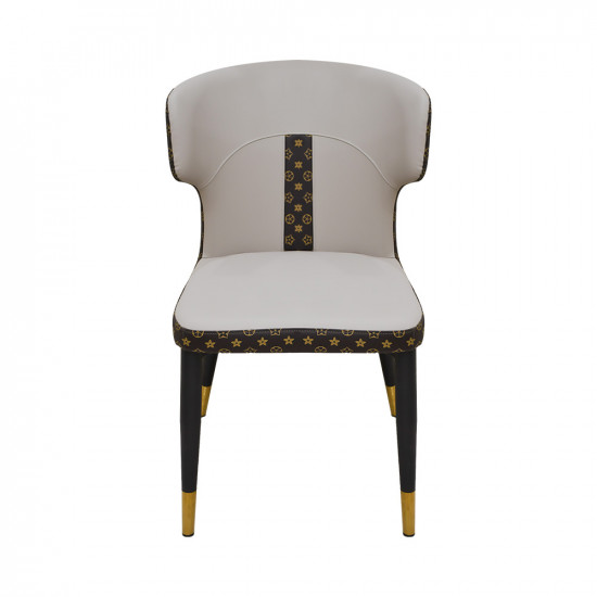 كرسي مفرد جانبي رمادي فاتح كرسي مفرد جانبي رمادي فاتح