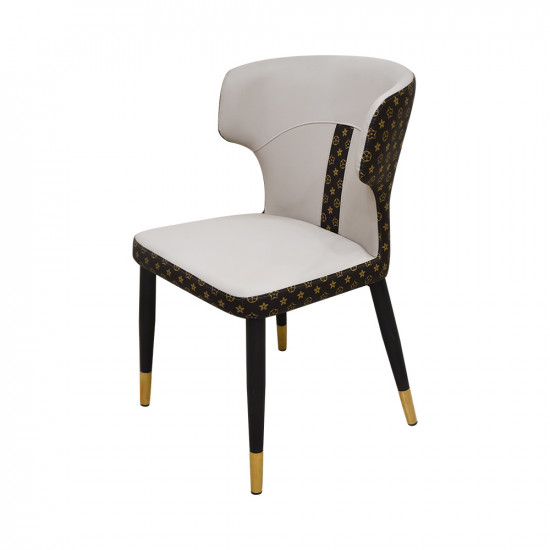 كرسي مفرد جانبي رمادي فاتح كرسي مفرد جانبي رمادي فاتح