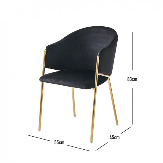 كرسي مفرد جانبي اسود كرسي مفرد جانبي اسود