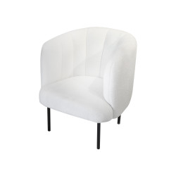 كرسي مفرد مميز فرو أبيض كرسي مفرد مميز فرو أبيض