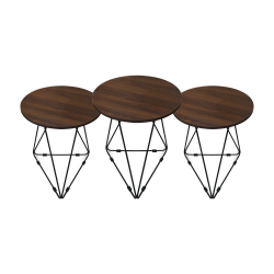 طقم طاولات خدمة 3 قطع 45*40 سم