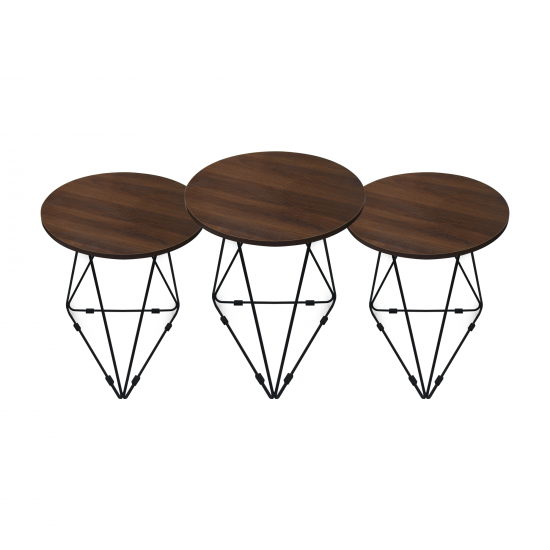 طقم طاولات خدمة 3 قطع 45*40 سم طقم طاولات خدمة 3 قطع 45*40 سم