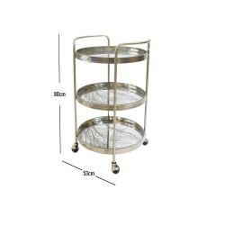 عربة تقديم 3 ادوار فضي عربة تقديم 3 ادوار فضي