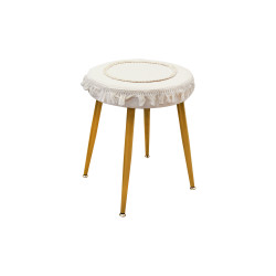 طاولة خدمة كلاسيكية من القماش والمعدن