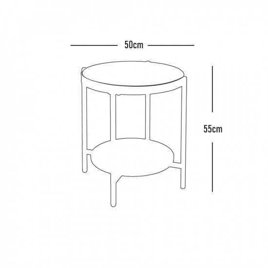 طاولة خدمة مفردة معدن / زجاج / خشب طاولة خدمة مفردة معدن / زجاج / خشب
