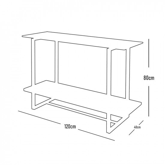 مدخل استقبال من الخشب والمعدن بني مدخل استقبال من الخشب والمعدن بني