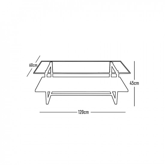 طقم طاولات خدمة 5 قطع من الزجاج والخشب والمعدن ارجل معدنية طقم طاولات خدمة 5 قطع من الزجاج والخشب والمعدن ارجل معدنية