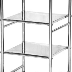 وحدة رفوف 4 أدوار استيل