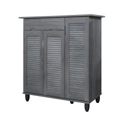 دولاب متعدد الاستخدام رمادي 3 أبواب 40*60*100 سم دولاب متعدد الاستخدام رمادي 3 أبواب 40*60*100 سم