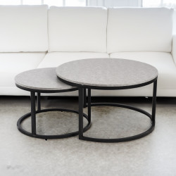 طقم طاولات 2 قطعة خشب طقم طاولات 2 قطعة خشب