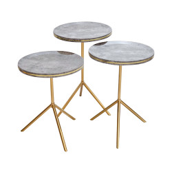 طقم طاولات خدمة 3 قطع 50 سم