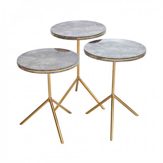 طقم طاولات خدمة 3 قطع 50 سم طقم طاولات خدمة 3 قطع 50 سم