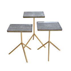 طقم طاولات خدمة 3 قطع