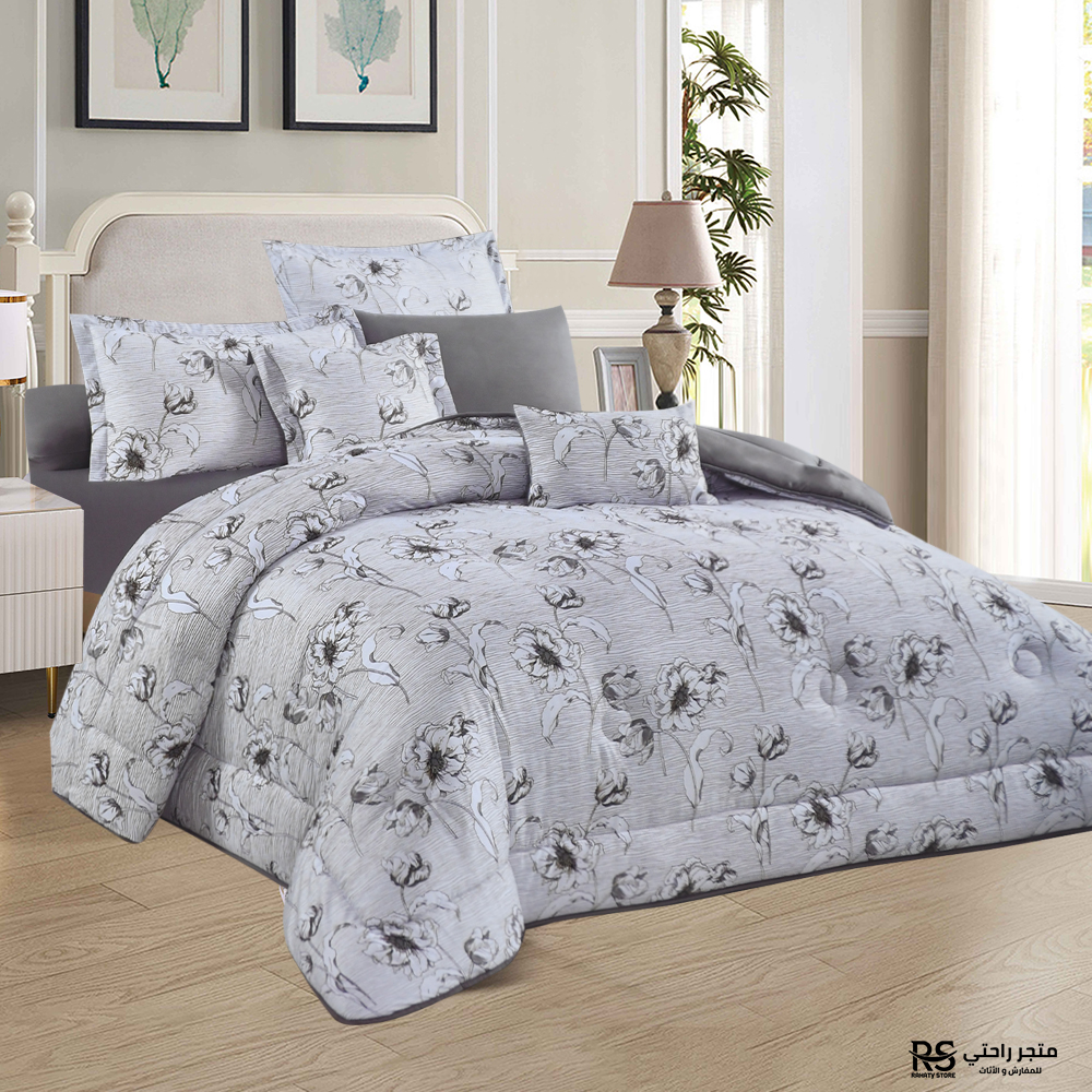 مفرش ميكروفيبر 8 قطع نفرين