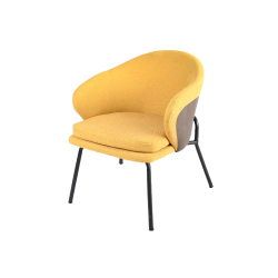 كرسي طاولة طعام مخمل مفرد