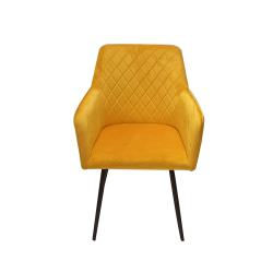 كرسي طاولة طعام مخمل مفرد كرسي طاولة طعام مخمل مفرد