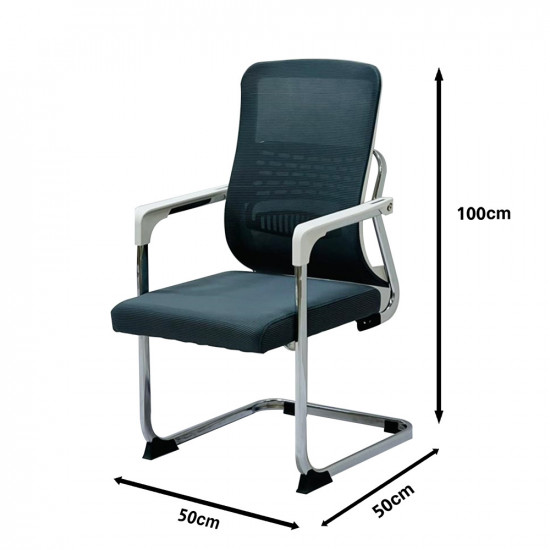 كرسي مكتب ثابت رمادي غامق كرسي مكتب ثابت رمادي غامق