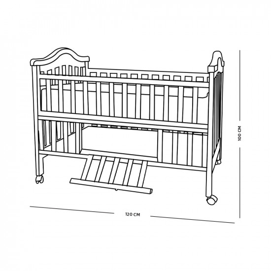 سرير أطفال بناموسية سرير أطفال بناموسية