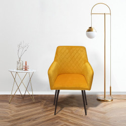 كرسي طاولة طعام مخمل مفرد كرسي طاولة طعام مخمل مفرد