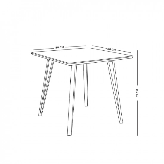 طاولة طعام مفردة 80 سم طاولة طعام مفردة 80 سم