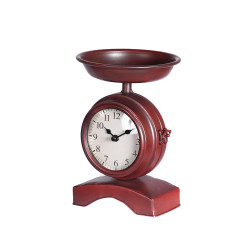 ساعة ديكور على شكل ميزان