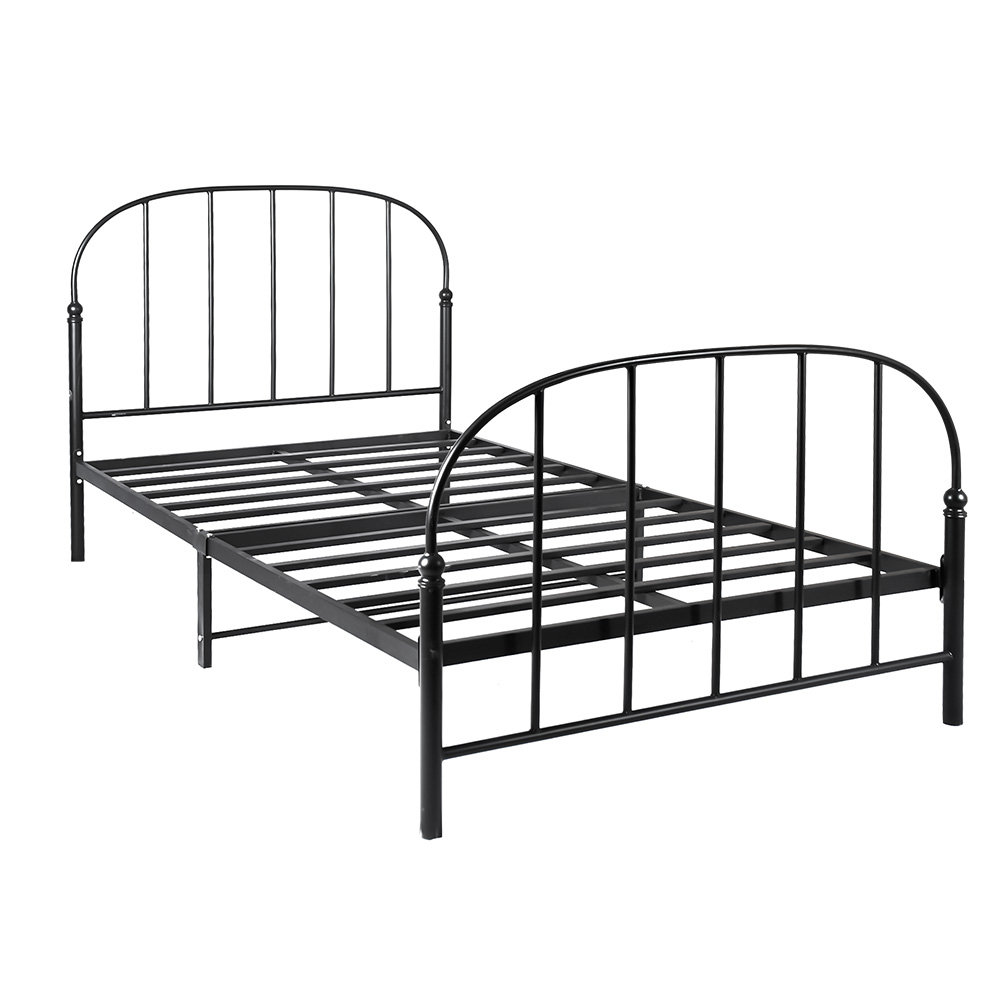 سرير معدن اسود 120*200 سم