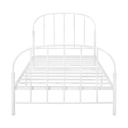 سرير معدن ابيض 120*200 سم