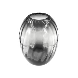 فازة ورد ديكور زجاج 20*16 سم