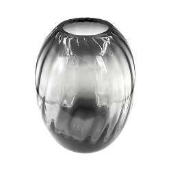 فازة ورد ديكور زجاج 24*20 سم