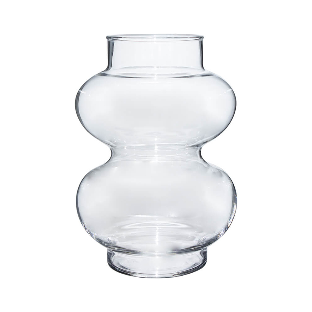 فازة ورد ديكور زجاج 20*16 سم فازة ورد ديكور زجاج 20*16 سم