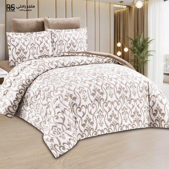 مفرش شتوي مخمل 6 قطع نفرين مفرش شتوي مخمل 6 قطع نفرين