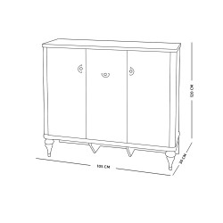 دولاب متعدد الاستخدام رمادي فاتح